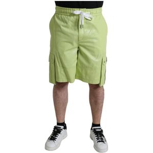 Dolce & Gabbana - Bermuda Cargo Shorts - Groen - Heren - Katoen