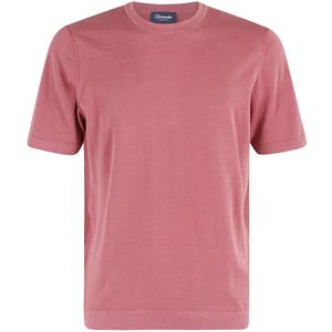 Drumohr, Heren, Tops, Roze, Maat: M Katoen,