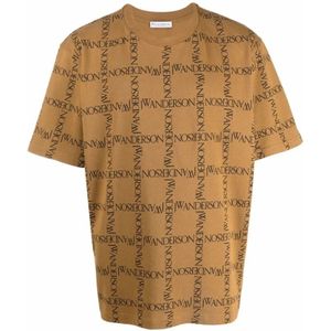 JW Anderson, Heren, Tops, Bruin, Maat: S Katoen,