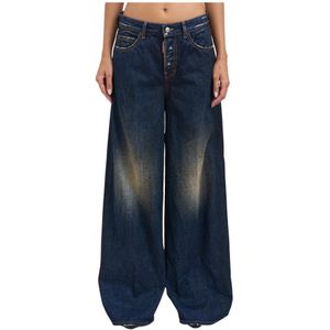 Dsquared2, Dames, Jeans, Blauw, Maat: 2XS Katoen,