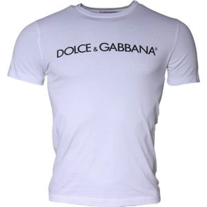 Dolce & Gabbana - T-shirt - Wit - Katoen