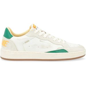 Crime London - Chelsea Sneakers - Wit - Leer - Electric Blue