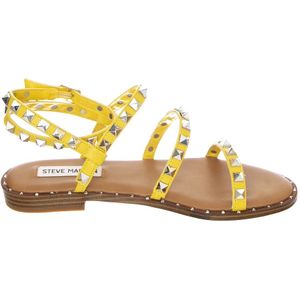 Steve Madden, Dames, Schoenen, Geel, Maat: 36 EU Leer,