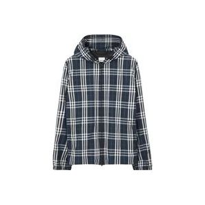 Burberry Geruite Hoodie , Multicolor , Heren , Maat: M