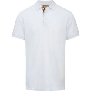 Burberry, Heren, Tops, Wit, Maat: S Katoen,
