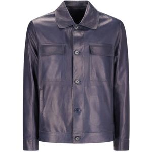 Salvatore Santoro, Heren, Jassen, Blauw, Maat: S