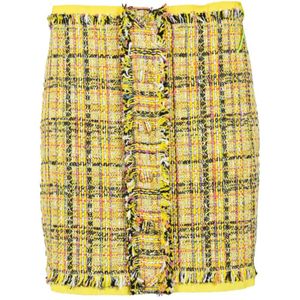 Msgm, Dames, Rokken, Geel, Maat: 2XS Katoen,