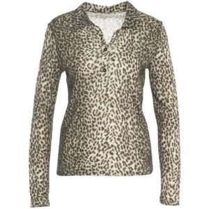 Majestic Filatures, Dames, Tops, Veelkleurig, Maat: M Katoen,