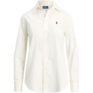 Polo Ralph Lauren - Overhemd - Beige - Katoen - Lange Mouwen
