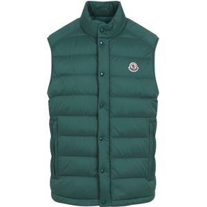 Moncler, Heren, Jassen, Groen, Maat: L Polyamide,