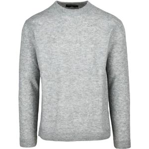 Daniele Fiesoli, Heren, Truien, Grijs, Maat: L Wol,