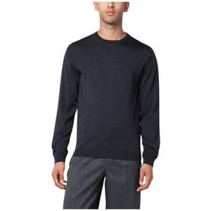 Roberto Collina, Heren, Truien, Grijs, Maat: XL