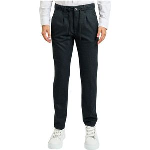 YES Zee, Heren, Broeken, Blauw, Maat: W40 Leer,