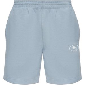 Burberry, Heren, Korte broeken, Blauw, Maat: S Katoen,