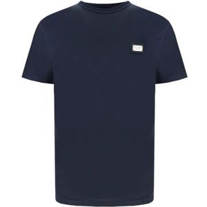 Dolce & Gabbana, Heren, Tops, Blauw, Maat: 2XL Katoen,