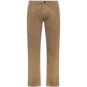 Sun68, Heren, Broeken, Beige, Maat: W31 Corduroy,