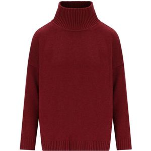 Weekend Max Mara, Dames, Truien, Rood, Maat: XS Wol,