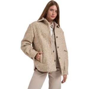 Peserico, Dames, Truien, Beige, Maat: S Wol,