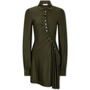 Rabanne, Dames, Jurken, Groen, Maat: S Jersey,