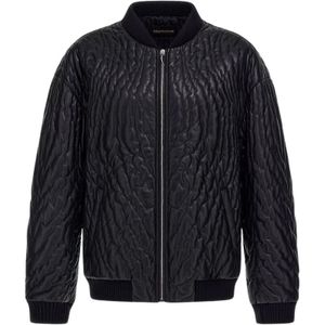 Roberto Cavalli, Heren, Jassen, Zwart, Maat: 3XL