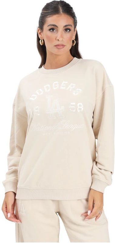 New Era - LA Dodgers MLB - Grafische Trui - Beige - Dames
