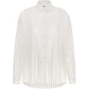 Dries Van Noten, Dames, Blouses & Shirts, Wit, Maat: XS Katoen,