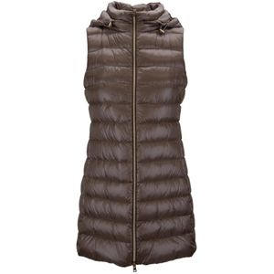 Herno, Dames, Jassen, Bruin, Maat: S Polyamide,