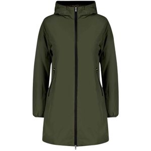 Ciesse Piumini, Dames, Mantels, Groen, Maat: S Nylon,