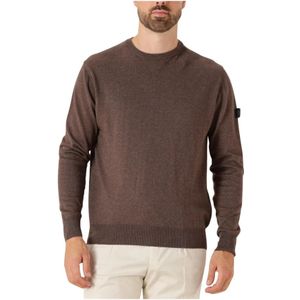 Peuterey, Heren, Truien, Bruin, Maat: S Katoen,