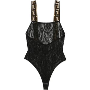 Versace, Dames, Badkleding, Zwart, Maat: L