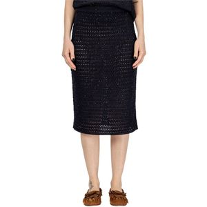 Fabiana Filippi, Dames, Rokken, Blauw, Maat: M Katoen,