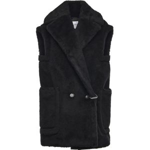 Max Mara, Dames, Jassen, Zwart, Maat: XS Wol,