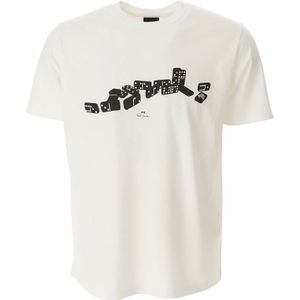 PS By Paul Smith, Heren, Tops, Wit, Maat: M Katoen,