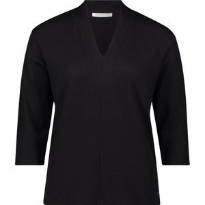 Betty & Co - Casual Shirt - Zwart - Dames - V-hals