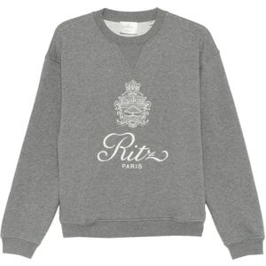 Frame, Dames, Sweatshirts & Hoodies, Grijs, Maat: S