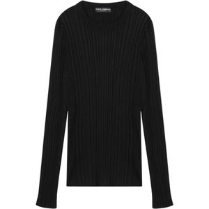 Dolce & Gabbana, Heren, Truien, Zwart, Maat: M