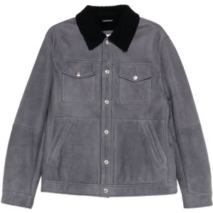 Brunello Cucinelli, Heren, Jassen, Blauw, Maat: XL Denim,