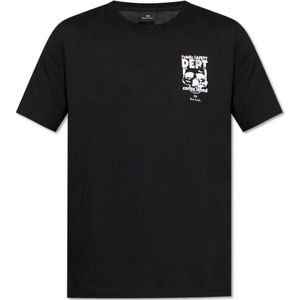 PS By Paul Smith, Heren, Tops, Zwart, Maat: L Katoen,