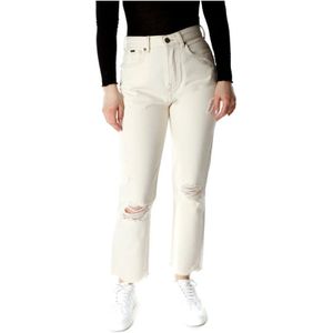 Pepe Jeans, Dames, Jeans, Beige, Maat: W26 L28 Denim,