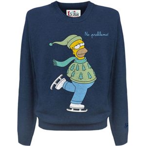 MC2 Saint Barth, Heren, Truien, Blauw, Maat: M