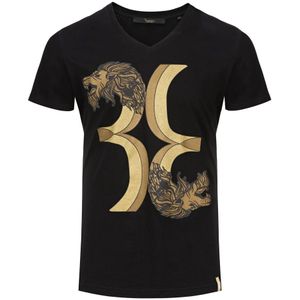 Billionaire, Heren, Tops, Zwart, Maat: XS Katoen,