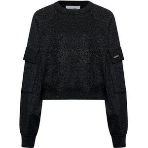 Silvian Heach, Dames, Truien, Zwart, Maat: 2XS Wol,