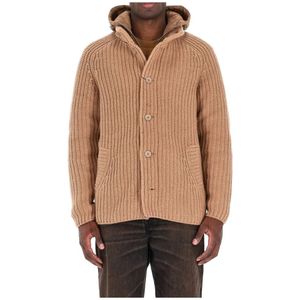 Herno, Heren, Truien, Bruin, Maat: L Wol,