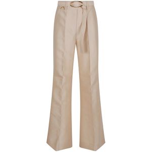 Zimmermann, Dames, Broeken, Beige, Maat: XS Wol,