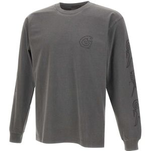 Carhartt WIP - Terrestrial - Lange Mouwen T-shirt - Grijs - Katoen