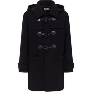 Alpha Industries, Heren, Mantels, Blauw, Maat: M Wol,