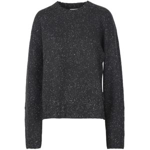 Alessia Santi, Dames, Truien, Zwart, Maat: S Wol,