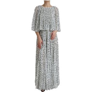 Dolce & Gabbana - Jurk - Zwart/Wit - Maxi - Katoen