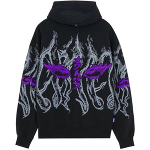 Octopus, Heren, Sweatshirts & Hoodies, Zwart, Maat: XS