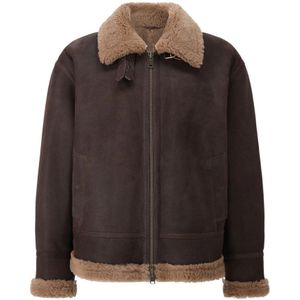 Arma, Heren, Jassen, Bruin, Maat: L Suède,